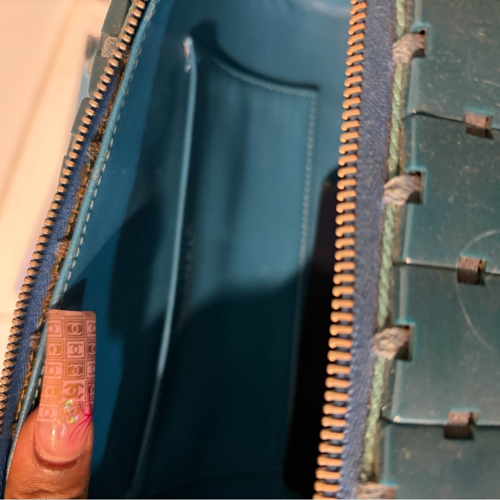 Chanel Teal Shoulder Bag - Picture 7 of 10